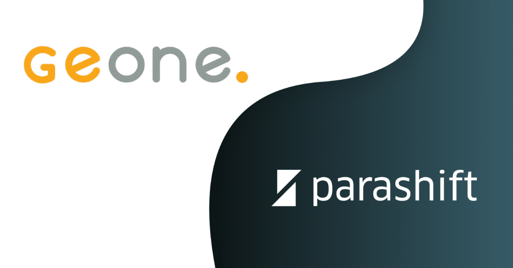 GeONE becomes a Parashift Diamond Partner